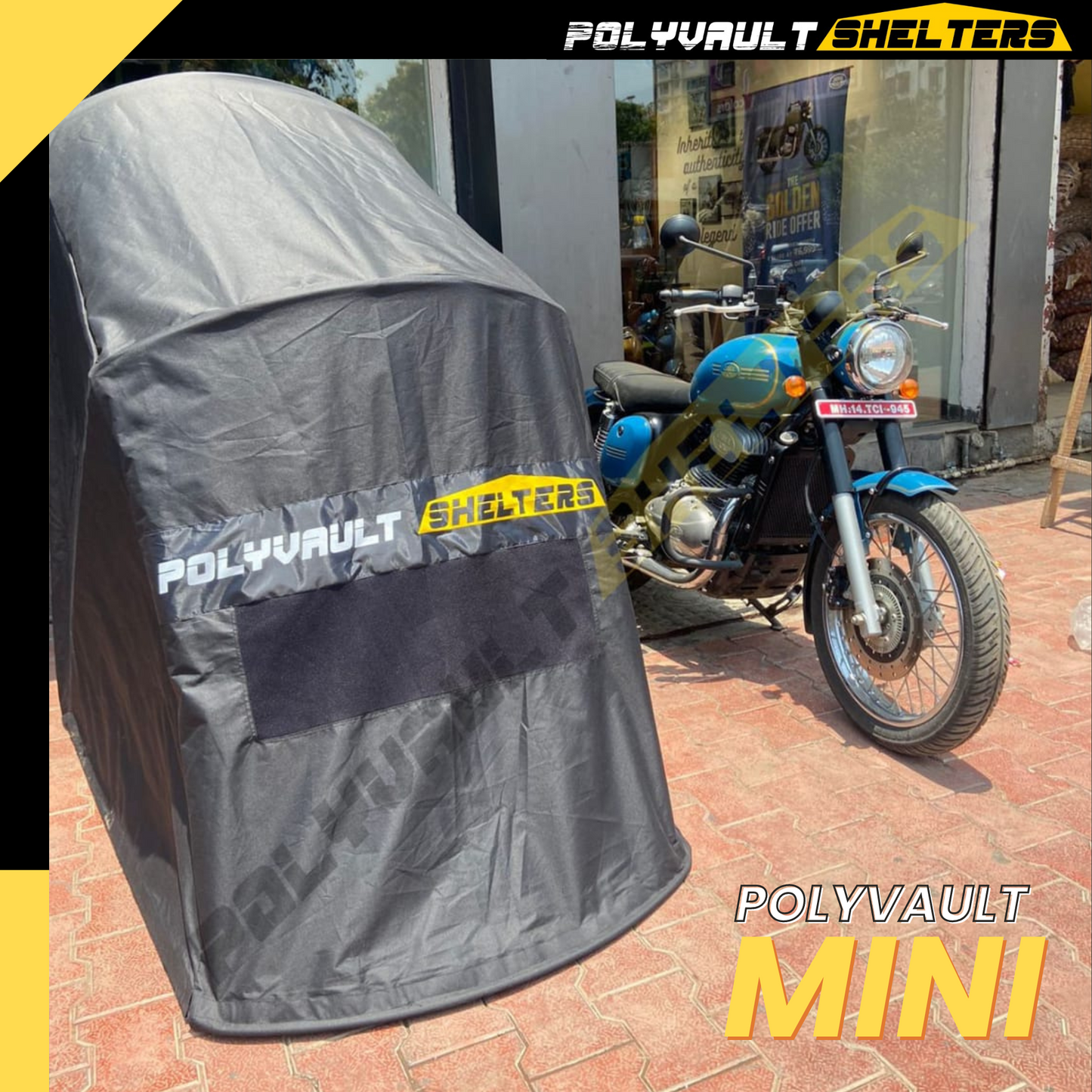 Polyvault Mini for bikes under 650cc