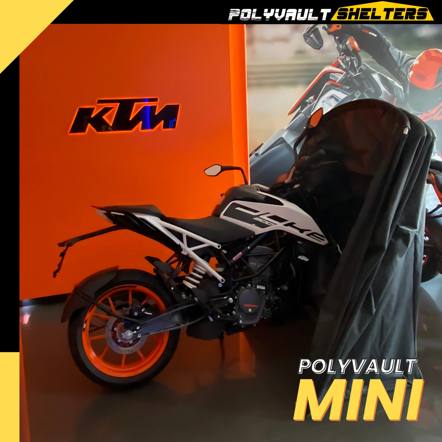 Polyvault Mini for bikes under 650cc